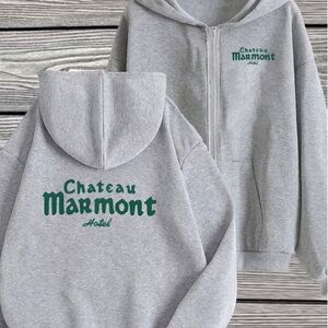 Soon NEW 1/20 Gray Chateau Marmont Hoodie zip up